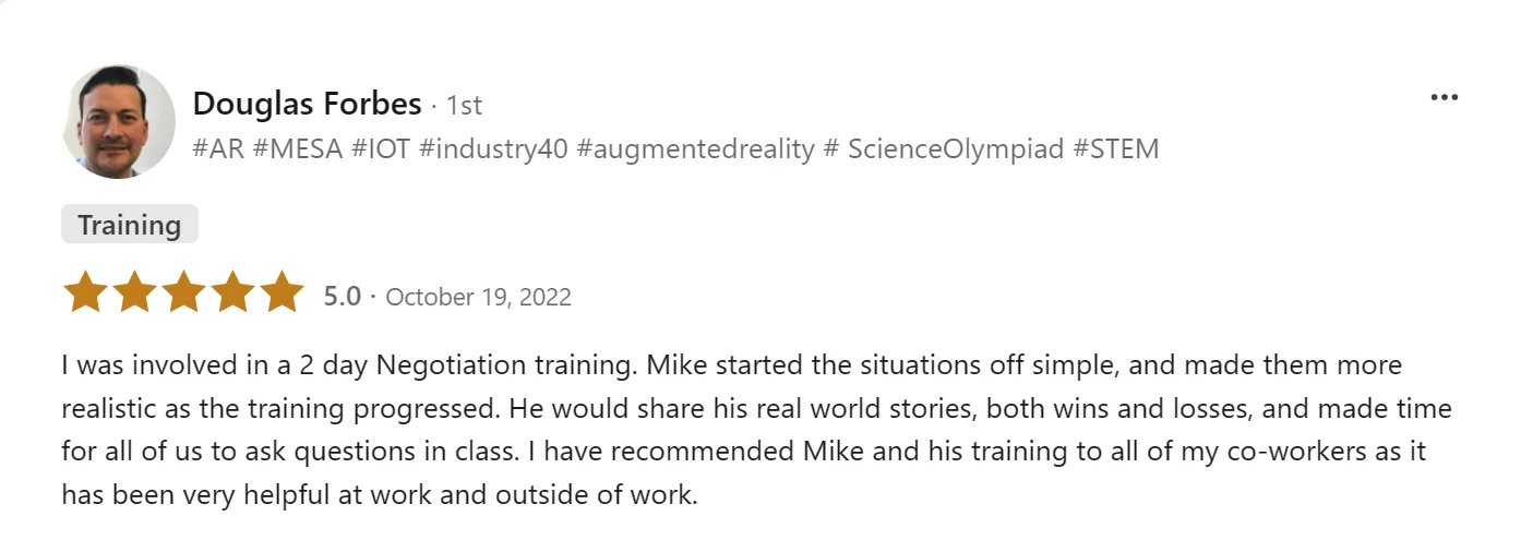 mike inman,negotiation expert,negotiation trainer,negotiation keynote speaker,negotiation skills trainer